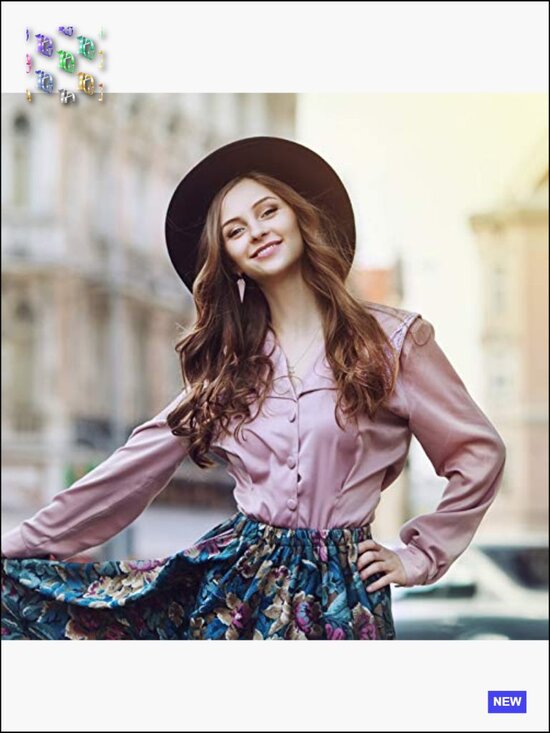 Retro Wide Brim Floppy Fedora Hat with Buckle Belt Wool Blend One Size main image 7